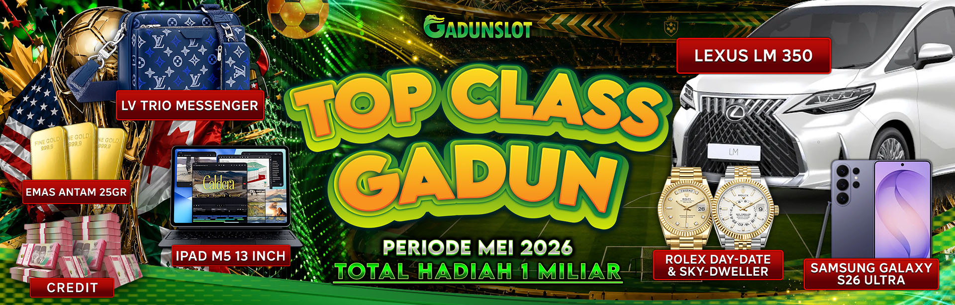 TOP CLASS GADUN MARET 2026